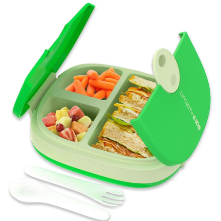 Umami - Lunchbox complète pour enfants bleu, vert ou rose