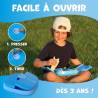 Umami - Lunchbox complète pour enfants bleu, vert ou rose