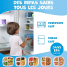 Umami - Lunchbox complète pour enfants bleu, vert ou rose