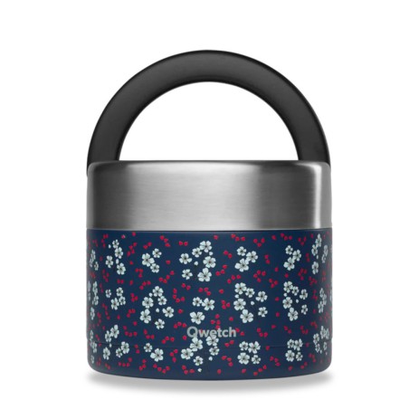 Boîte repas isotherme avec poignée 850 ml Hanami Bleu - Qwetch