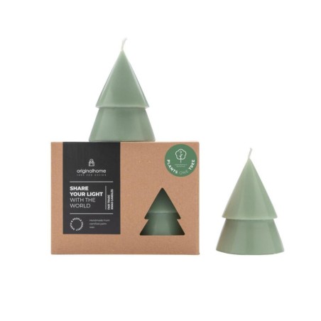 Duo de Bougies Sapin M Matcha - Naturelles & Artisanales | Original Home
