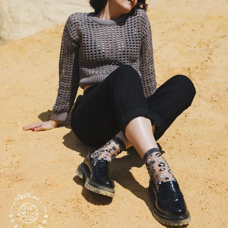 Chaussettes transparentes Horseshoe Bend Silver - Atelier Saint-Eustache