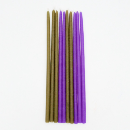 Coffret 10 bougies fines Hébrides - Maison Pechavy