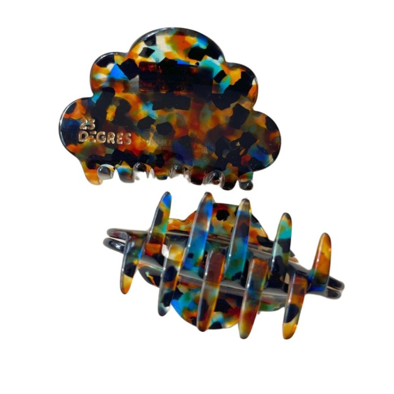 Pince Nuage 23 DEGRÉS – Pince cheveux artisanale en acétate