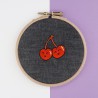 Kit broderie Cerises Kawaii - Fukuri