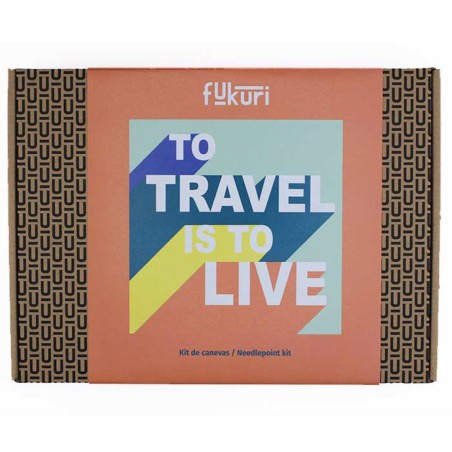 Kit Canevas To travel is to live - Fukuri