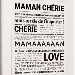 Affiche Tout est dit – Mots tendres et déco éco-responsable