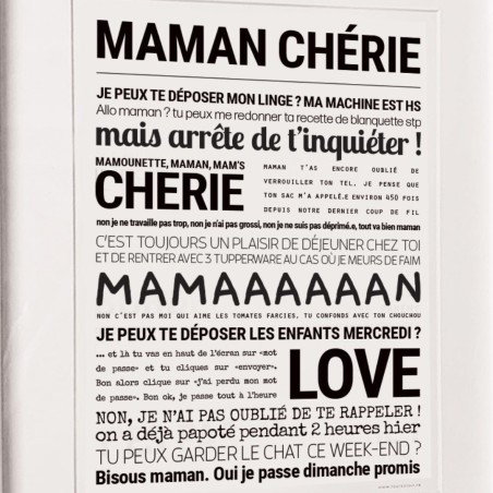 Affiche Tout est dit – Mots tendres et déco éco-responsable