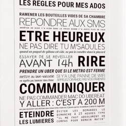 Affiche Tout est dit – Mots tendres et déco éco-responsable