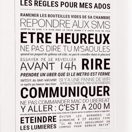 Affiche Tout est dit – Mots tendres et déco éco-responsable
