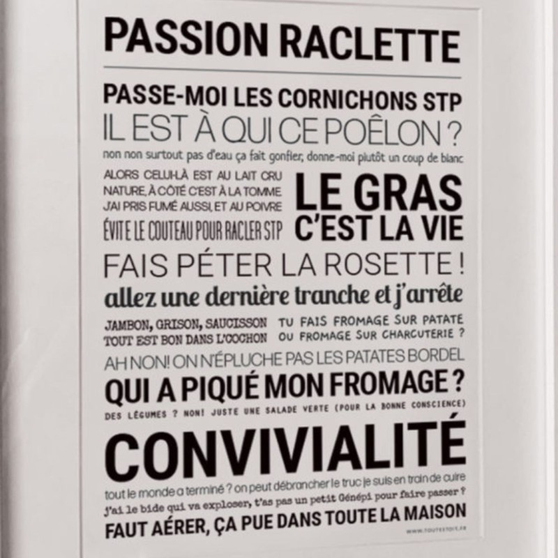 Affiche Tout est dit – Mots tendres et déco éco-responsable