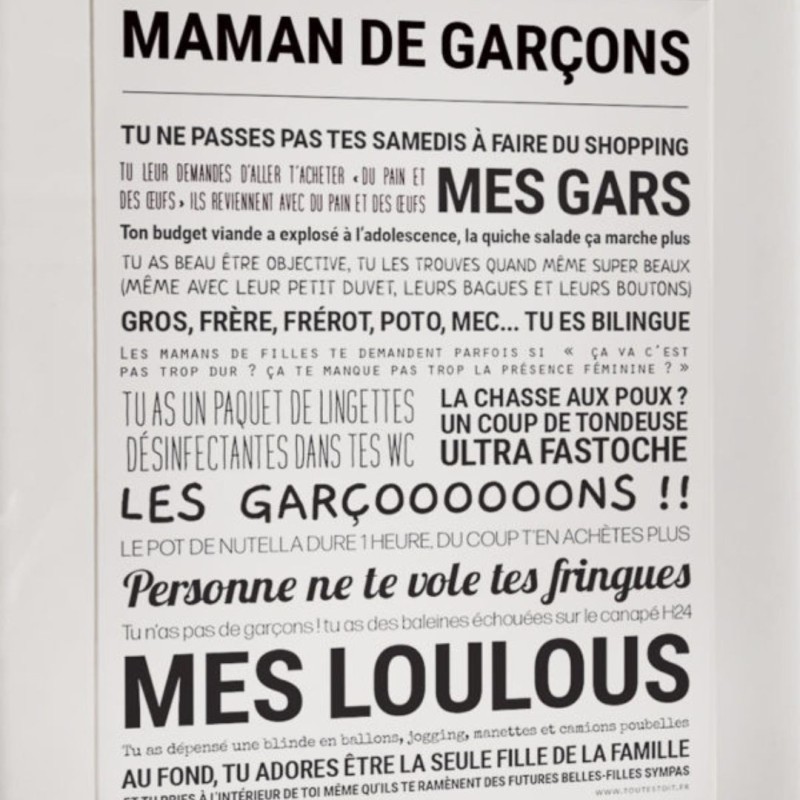 Affiche Tout est dit – Mots tendres et déco éco-responsable