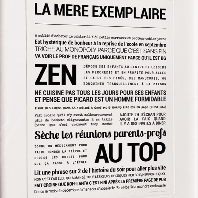 Affiche Tout est dit – Mots tendres et déco éco-responsable