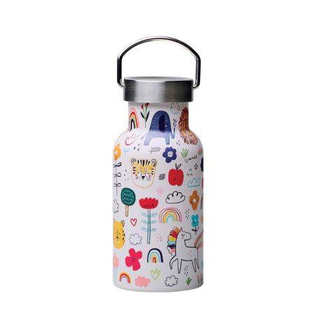 Gourde enfant isotherme 3D 350ml - Doodles - Chic Mic