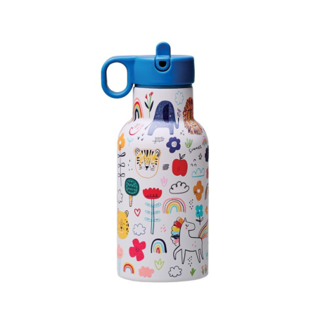 Gourde enfant isotherme 3D 350ml - Doodles - Chic Mic