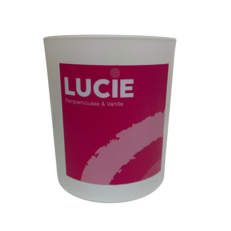 Lucie in the R – Bougie Pamplemousse & Vanille – Cire de soja naturelle