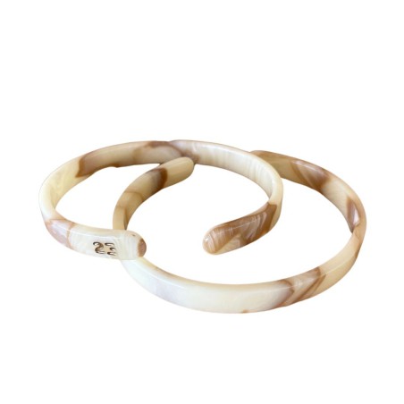 Bracelet Jonc Ivoire Fin - 23 degrés