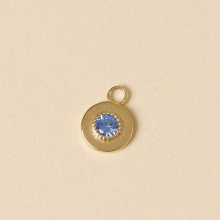 Charms Zircon - Bleu ciel - Waekura