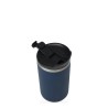 Travel Mug Bleu Nuit - Qwetch - 6h chaud, 12h froid, étanchéité