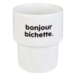 Gobelet message en porcelaine – Félicie Aussi | 300 ml | Made in Europe