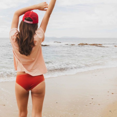 Casquette Sunshine rouge - 23 degrés