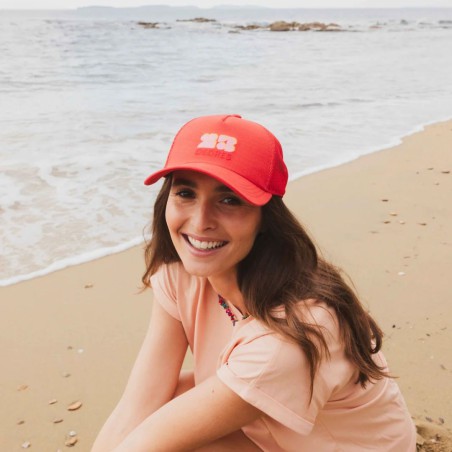 Casquette Sunshine rouge - 23 degrés