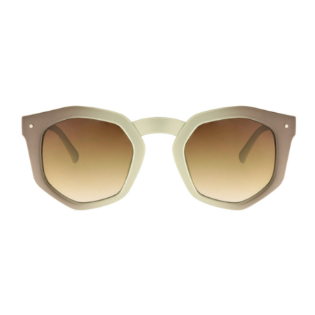 Charly Therapy - Lunettes solaires métalliques à monture recyclée - Audrey silver