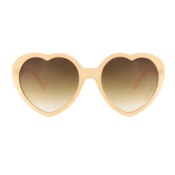 Charly Therapy - Lunettes solaires roses à monture coeur recyclée - Sue rose