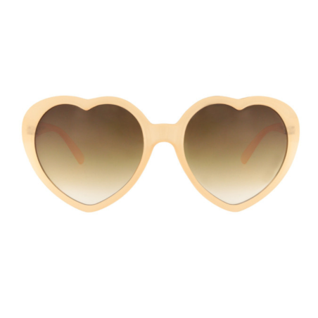 Charly Therapy - Lunettes solaires roses à monture coeur recyclée - Sue rose