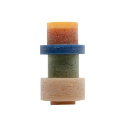 Candl Stack 04 Earth – Bougies empilables 110 h – Stan Editions