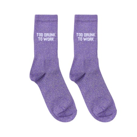 Chaussettes pailletées façon sport – Félicie Aussi | Taille 40–45 | Fabriquées en France