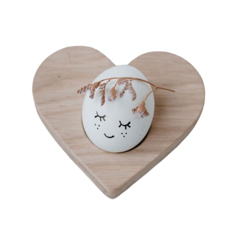 Coquetier en bois coeur - Eulenschnitt