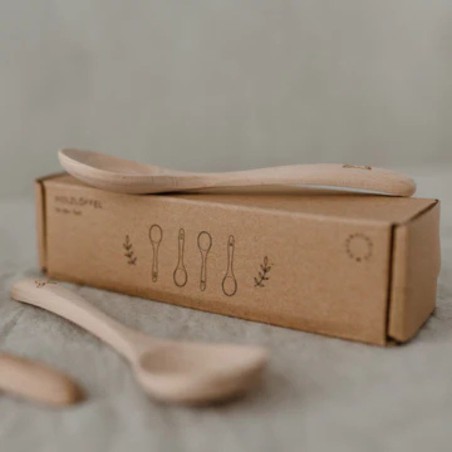 *Set de 4 cuillères en bois Printemps - Eulenschnitt