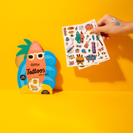 Omy - Tattoos - Surf and skate