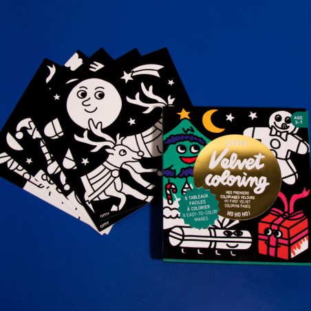 Omy - Coloriage velours - HO HO HO Noël