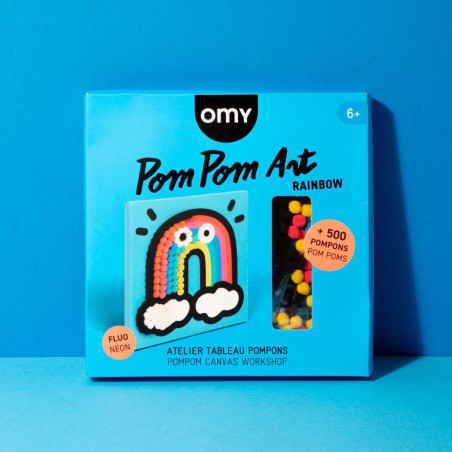 Omy - Pompom Art - Rainbow