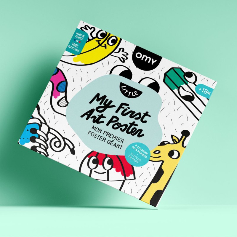 Omy - Poster géant - My first art poster