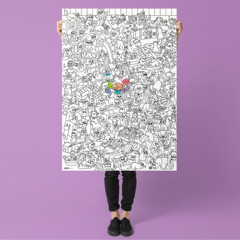Omy - Poster géant - Kitty