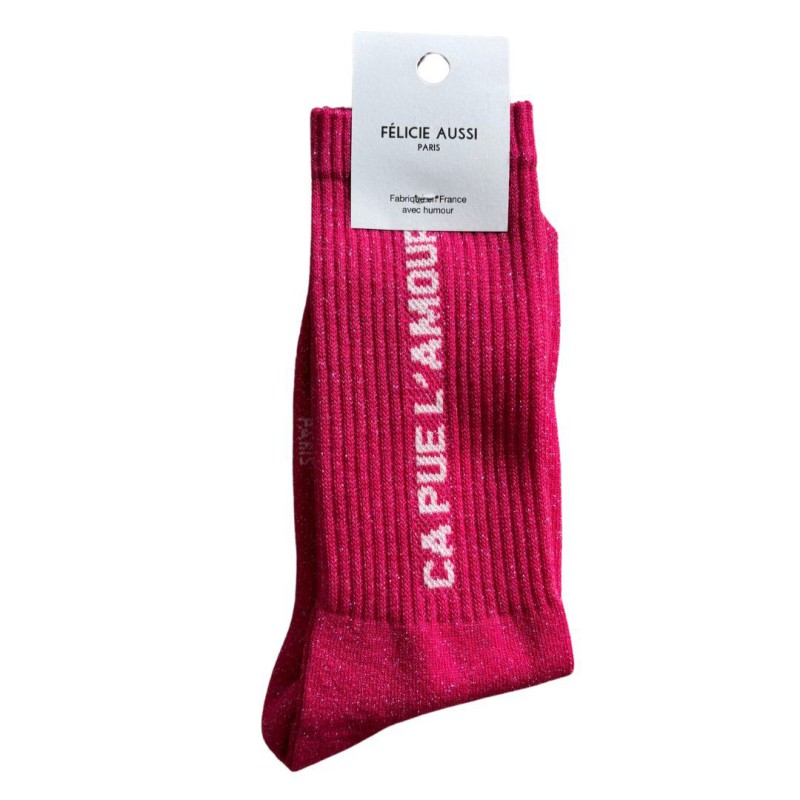 Chaussettes façon sport – Félicie Aussi | Taille 40–45 | Fabriquées en France