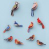 Déco murale - Garden bird Sparrows - Studio Roof