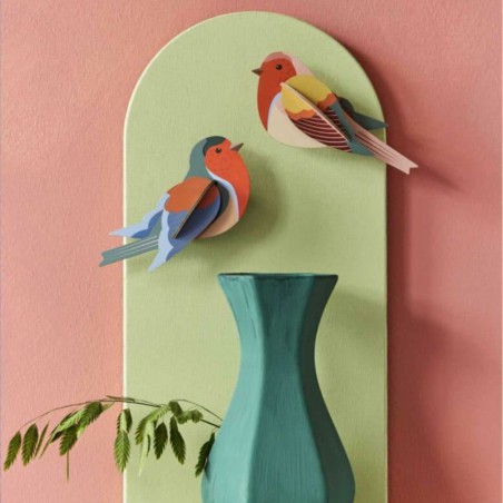 Déco murale - Garden bird Robins - Studio Roof