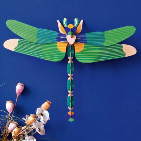 Déco murale - Green Dragonfly - Studio Roof