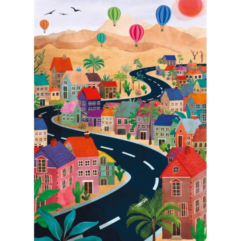 Puzzle 500 pièces - On the road - Pieces & Peace
