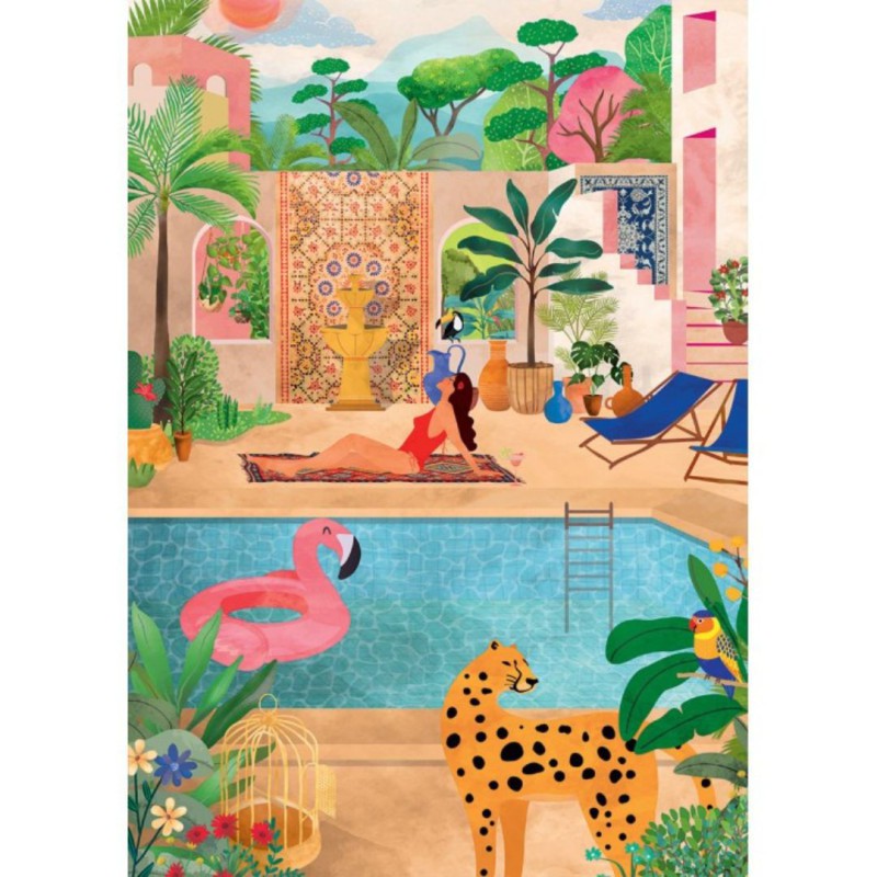 Puzzle 500 pièces - Summer paradise - Pieces & Peace