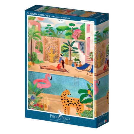 Puzzle 500 pièces - Summer paradise - Pieces & Peace