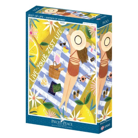 Pieces & Peace - Puzzle 500 pièces - Zest of life