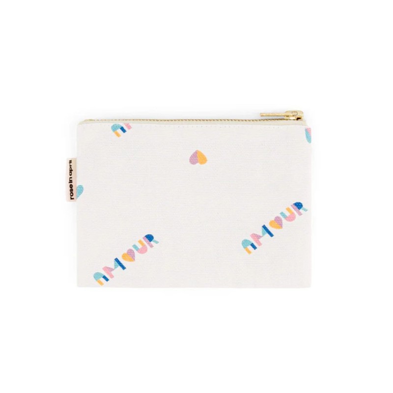 Porte‑monnaie Marie Rose in April – Coton OEKO‑TEX, compact et résistant \n\n