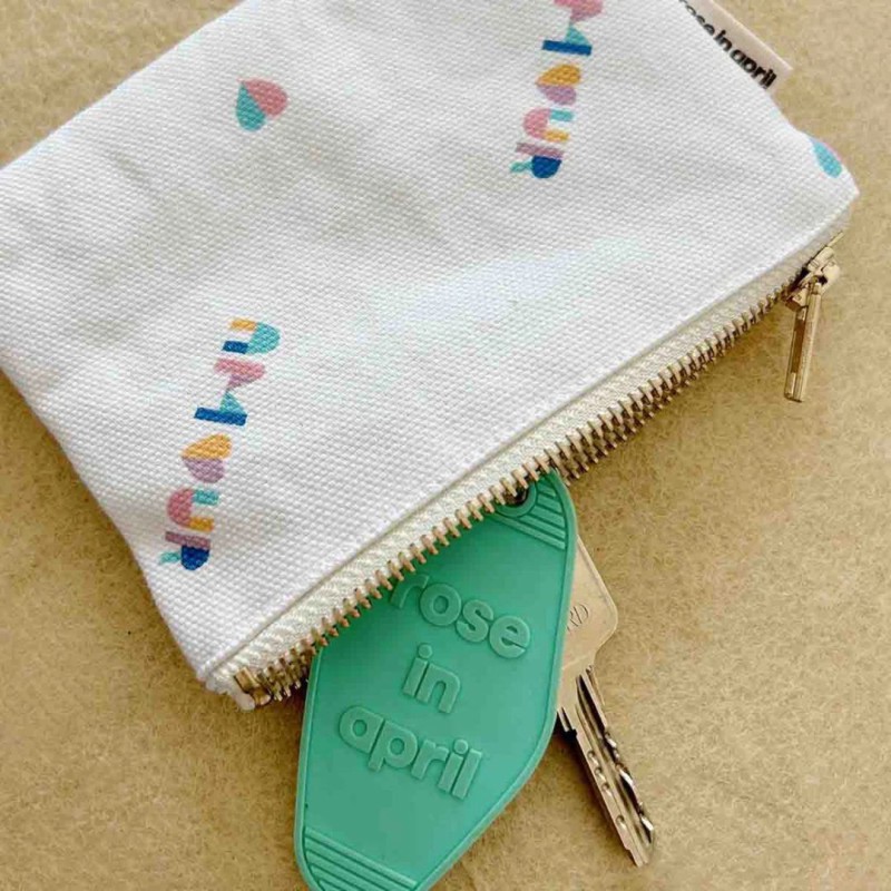 Porte‑monnaie Marie Rose in April – Coton OEKO‑TEX, compact et résistant \n\n