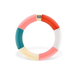 Bracelet Pipoca – Bijou résine ou acrylique & acier doré à l\'or fin – Parabaya