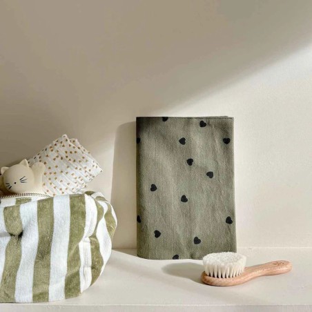 Trousse de toilette en canevas de coton